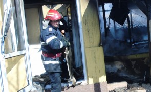 Intervenție SVSU Vitănești incendiu casă individuală- feb.2016